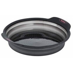 tefal crispybake moule ? manqu? silicone r?tractable 24cm j4170614